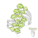 Anello in argento con Peridoto