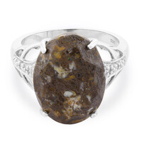 Anello in argento con Quarzo Dinosauro