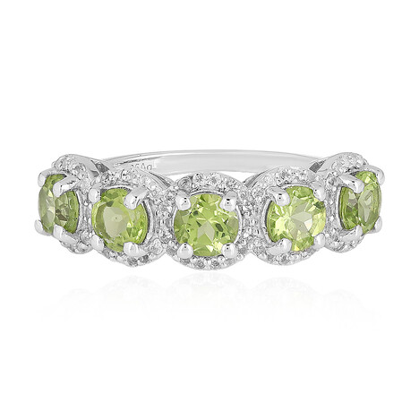 Peridot-Silberring