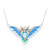 Collier en argent et Topaze bleu Suisse