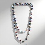 Collana in argento con Perla Mistica d'Acqua Dolce (TPC)