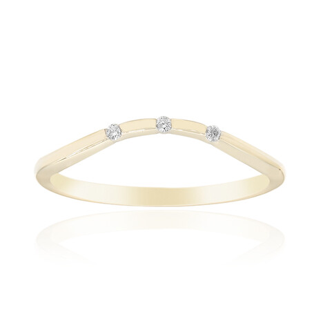 Anello in oro con Diamante SI1 (G) (Annette)