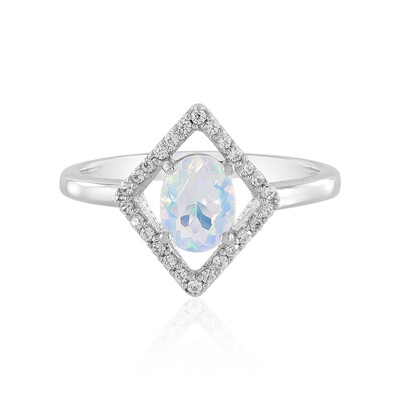 Bague en argent et Opale Welo