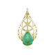 Gouden hanger met een Ethiopische smaragd (Ornaments by de Melo)