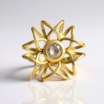 Ciondolo in argento con Diamante Champagne I2 (Ornaments by de Melo)