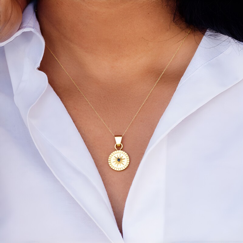 Schwarzer Brillant-Messinganhänger (Juwelo Style)