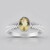 Anello in argento con Berillo Giallo
