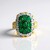 Anello in argento con Smeraldo Zambia (Gems en Vogue)