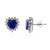 14K AAA Tanzanite Gold Earrings (CIRARI)