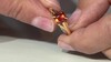 Anillo en plata con Zircón rosado (Adela Silber)