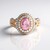 Anello in argento con Kunzite Brasiliana (Gems en Vogue)