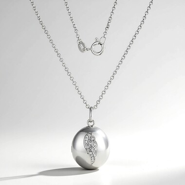 Collier en argent et Zircon (Adela Silber)