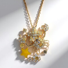 Collana in oro con Diamante Fancy SI2 (CIRARI)