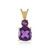 Ciondolo in argento con Ametista Siberiana