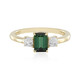 Anello in oro con Tormalina Verde di Benedito (Adela Gold)