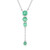 Collar en plata con Esmeralda de Colombia (de Melo Essence)