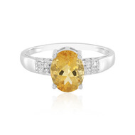 Bague en argent et Citrine