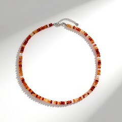Collana in argento con Corniola