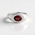Anello in argento con Granato Mozambico