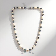 Collier en argent et Perle blanche de culture d'eau douce (TPC)