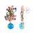 Zilveren oorbellen met Paraiba opalen (Gems en Vogue)