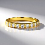 Anello in oro con Diamante IF (D) (Annette)