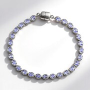 Bracciale in argento con Tanzanite