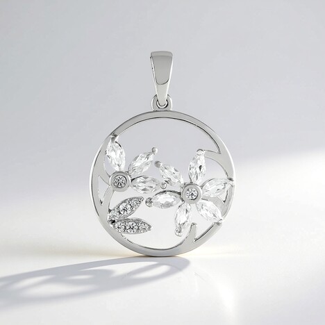 Ciondolo in argento con Zircone
