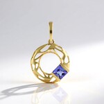 Ciondolo in oro con Tanzanite (Ornaments by de Melo)