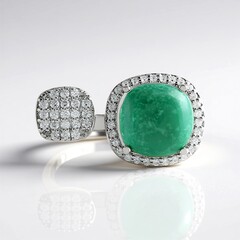 Anello in argento con Turchese Tyrone (Faszination Türkis)