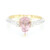 Anello in oro con Tormalina Rosa Cuprian (AMAYANI)