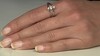 Zilveren ring met een zirkoon