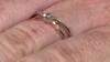 Gouden ring met een SI1 Argyle Rose De France Diamant (Annette)