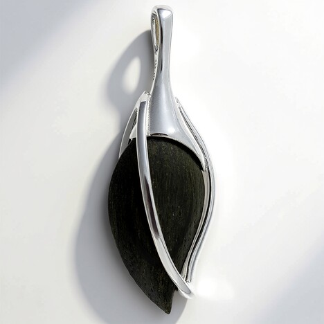 Ciondolo in argento con Quercia Nera (dagen)