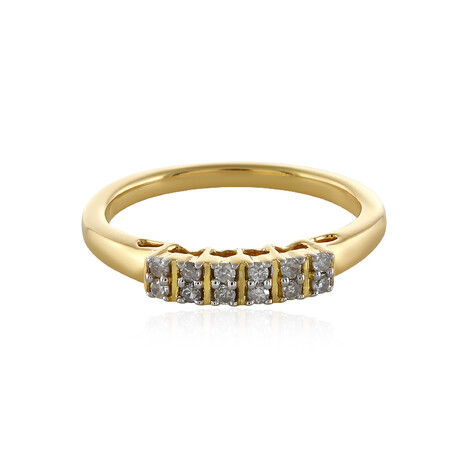 Anillo en plata con I1 (I) Diamante