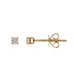 Pendientes en oro con Diamante limpio a lupa F (LUCENT DIAMONDS)