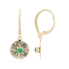 Orecchini in argento con Smeraldo Zambia