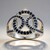 Anello in argento con Zaffiro Blu