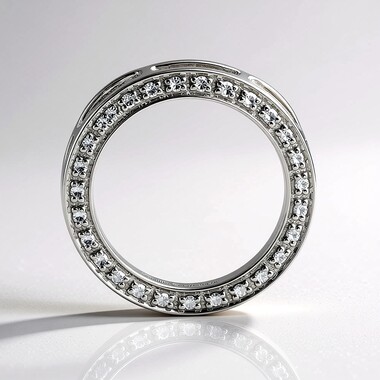 Ciondolo in argento con Diamante SI1 (G) (Annette)