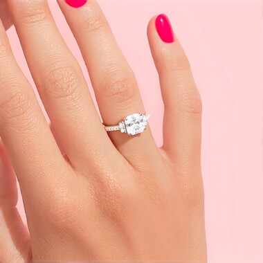 Petalite Silver Ring
