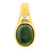Ciondolo in oro con Giadeite Verde (Annette)