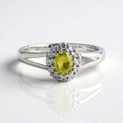 Anello in argento con Sfene