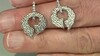 Boucles d'oreilles en argent et Zircon (MONOSONO COLLECTION)