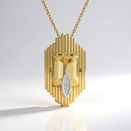 Collier en argent et Citrine