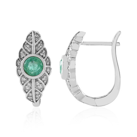 Orecchini in oro con Smeraldo Zambia (de Melo)