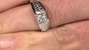 Bague en argent et Zircon