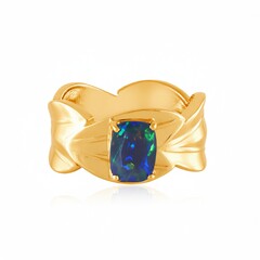 Anillo en plata con Ópalo de Mezezo (de Melo Essence)