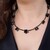 Collar en plata con Obsidiana