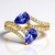Anello in oro con Tanzanite AAA (CIRARI)