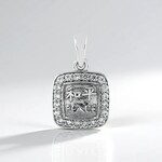 Ciondolo in argento con Zircone - Pace